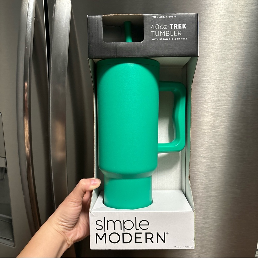 GREEN - Simple Modern 40 oz Tumbler with Handle and Straw Lid | GREEN co…